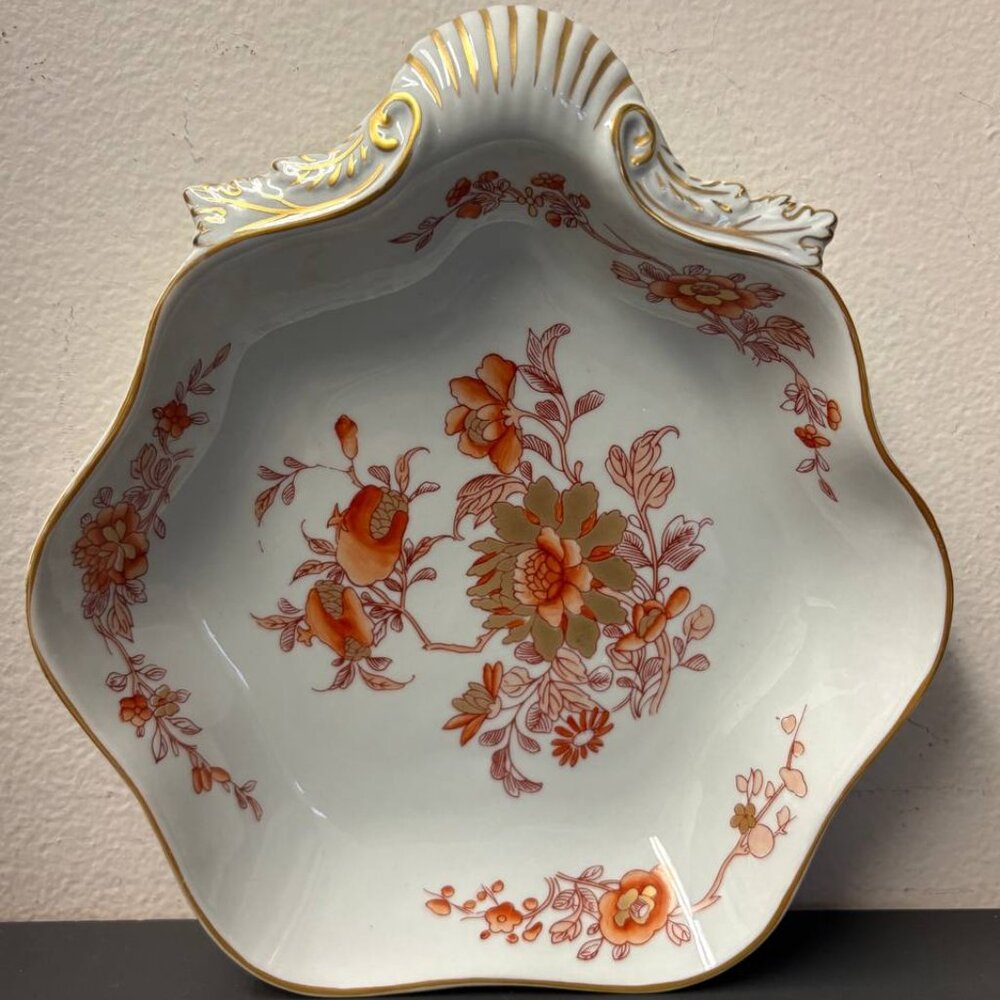 Mottahedeh Vista Alegre Iris Shell Shaped Dish